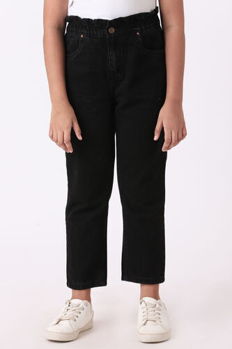 Black Solid Straight Bottom, Black, image 1